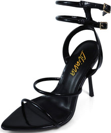 Luxe Radiance Double Strap Stiletto Heels view 3