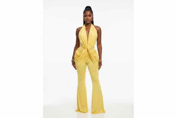 Sunset Luxe Draped Cutout Jumpsuit alternate view