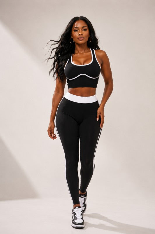 Active Luxe Contour Two-Piece Legging Set
