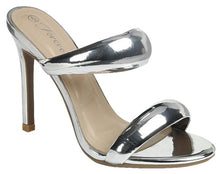 Midnight Luxe Patent Double-Strap Mule Heels view 5