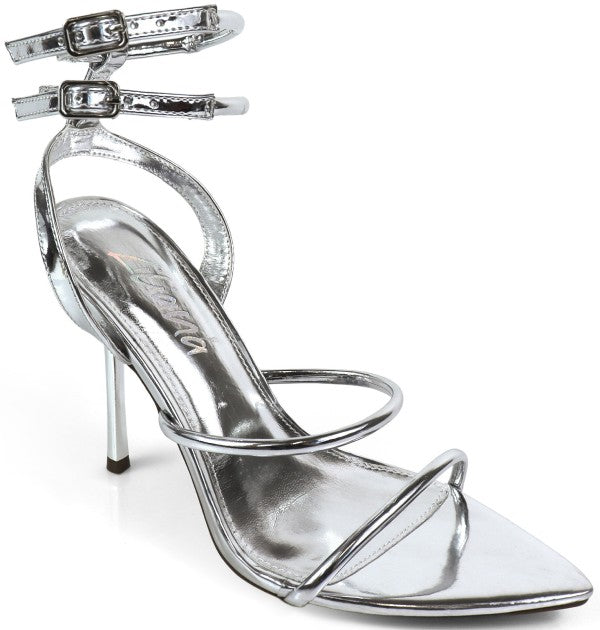 Luxe Radiance Double Strap Stiletto Heels