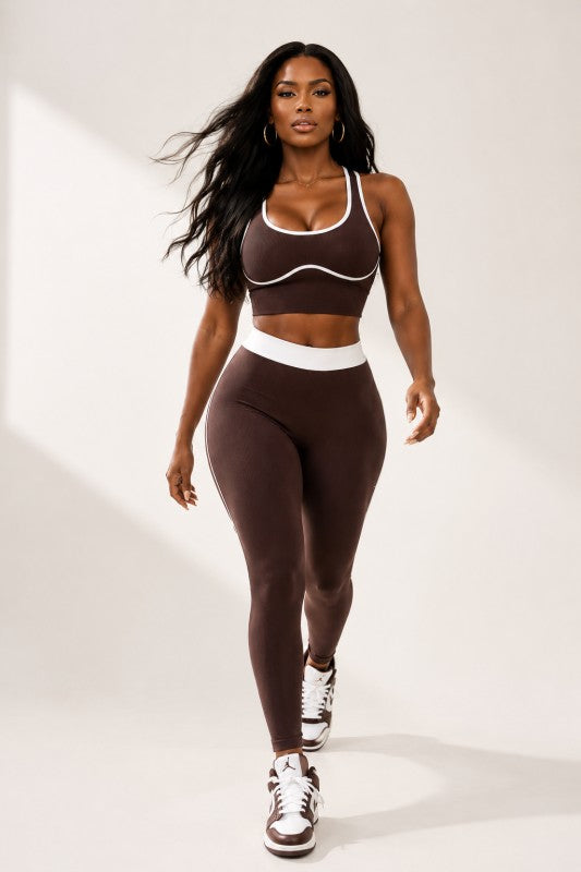 Active Luxe Contour Two-Piece Legging Set