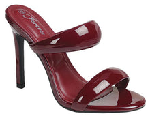 Midnight Luxe Patent Double-Strap Mule Heels view 3