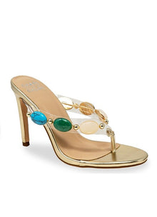 Luxe Riviera Gem Heeled Sandals view 3